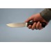 Нож "Рысь" (440C, мореный граб, резной)