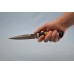 Нож "Хищник" (95Х18, мореный граб, береста)