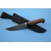 Нож "Мангуст" (Булат, мореный граб, инкрустация медь, стабилизированное дерево)