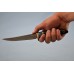 Нож "Рыбак" (Булат, стабилизированная карельская береза, мореный граб)