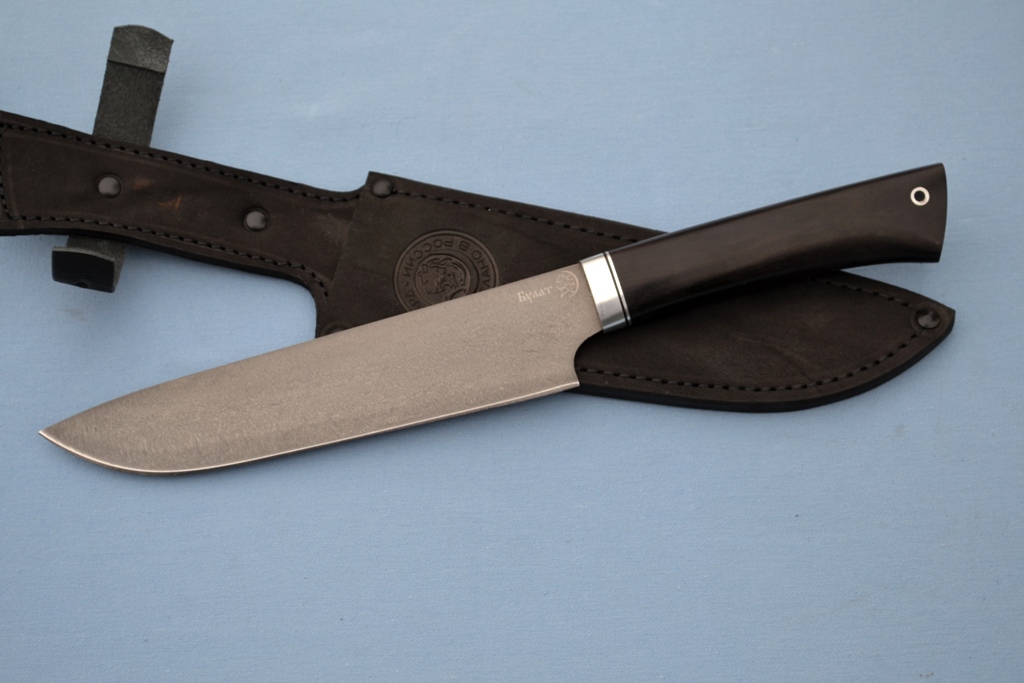 Нож "Шеф-Повар-3" (Булат, мореный граб)