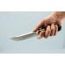Нож "Мангуст" (Elmax, стабилизированная карельская береза, мореный граб, резной, мозаичный пин)