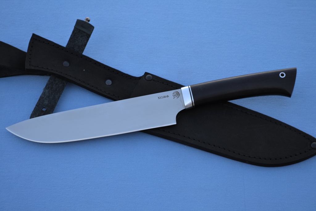 Нож "Шеф-повар-3" (Х12МФ, мореный граб)