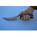 Нож "Акула" (ХВ5, мореный граб, текстолит)