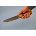 Нож "Рысь" (ХВ5, карельская береза, бубинга, резной)