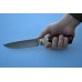 Нож "Рысь" (ХВ5, рог лося резной, венге)