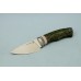 Нож "Ласка" (BOHLER M390 MICROCLEAN, титан, рог лося, стабилизированная карельская береза, резной)